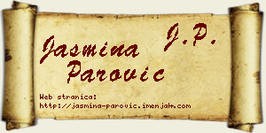 Jasmina Parović vizit kartica